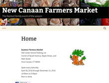 Tablet Screenshot of newcanaanfarmersmarket.net